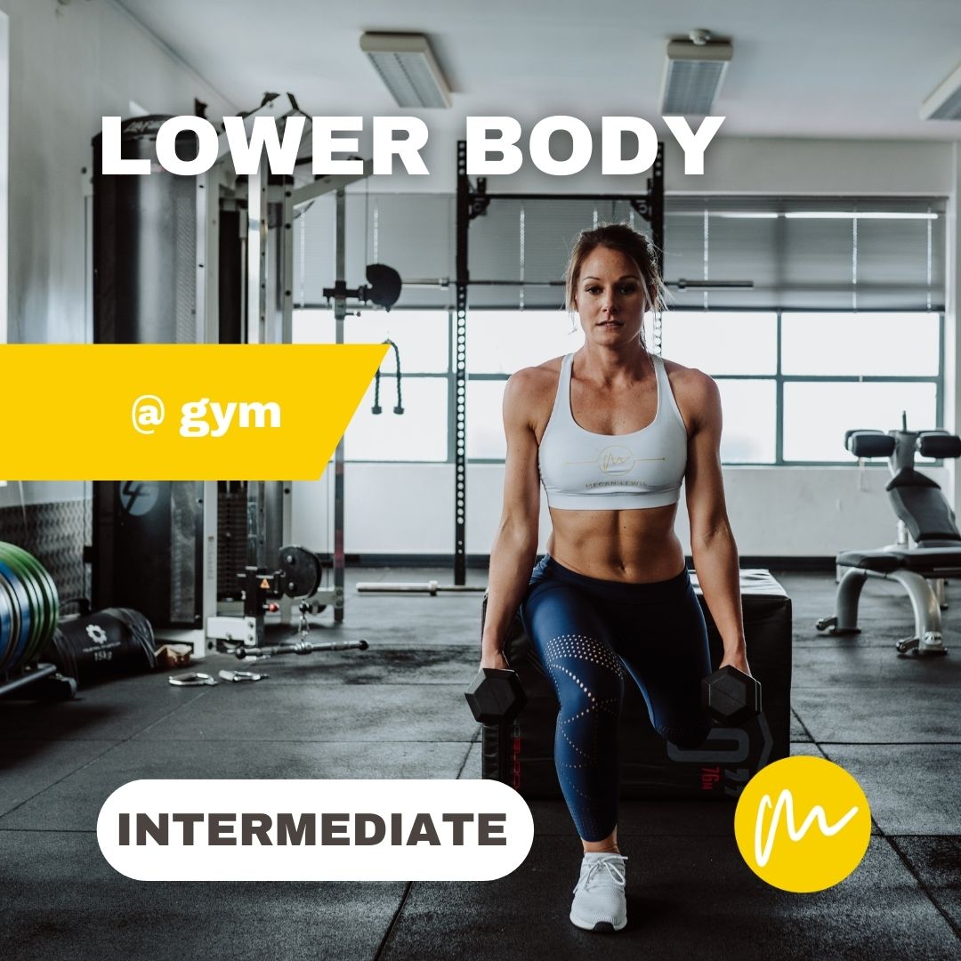 LOWER BODY @ GYM - Intermediate