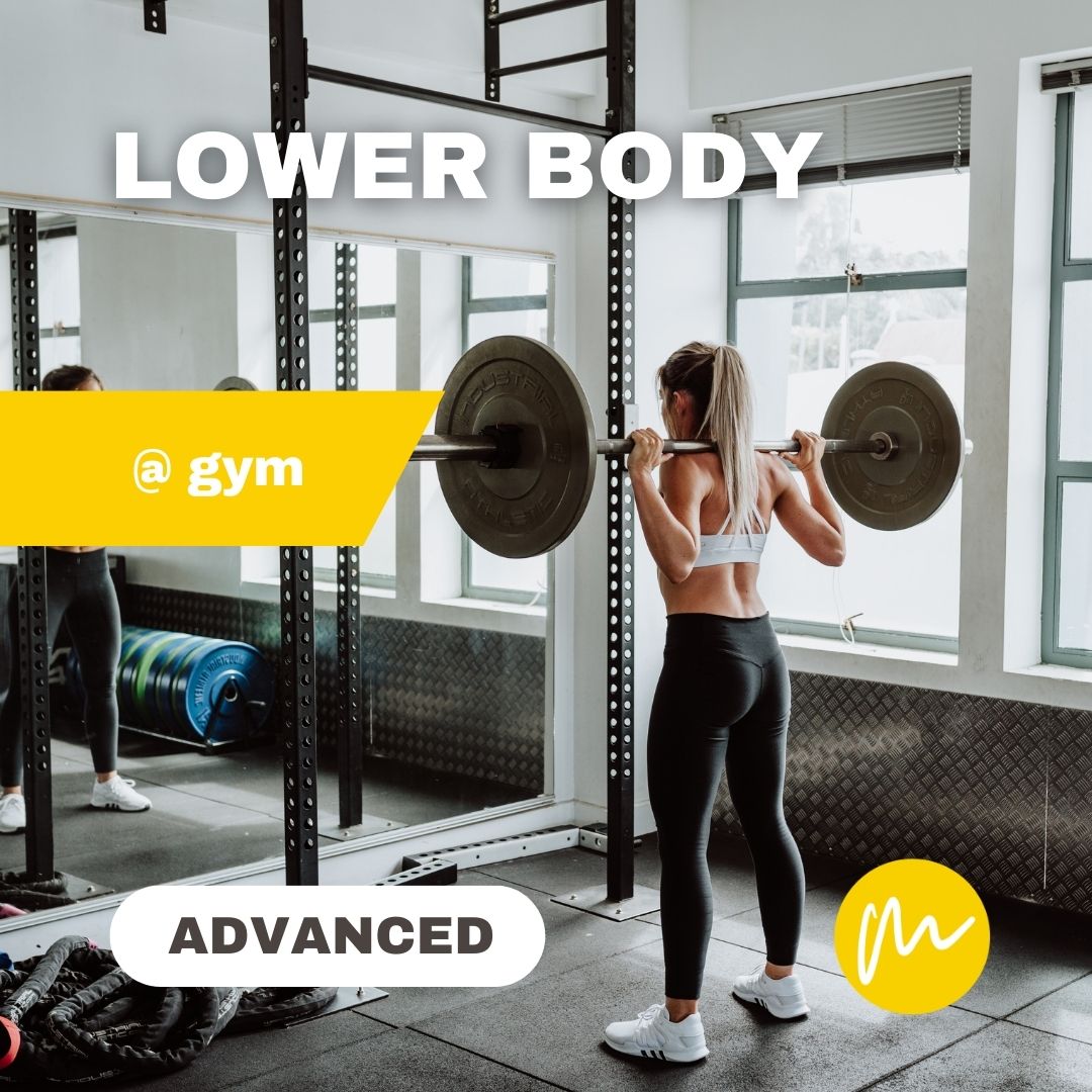 LOWER BODY @ GYM - Advanced