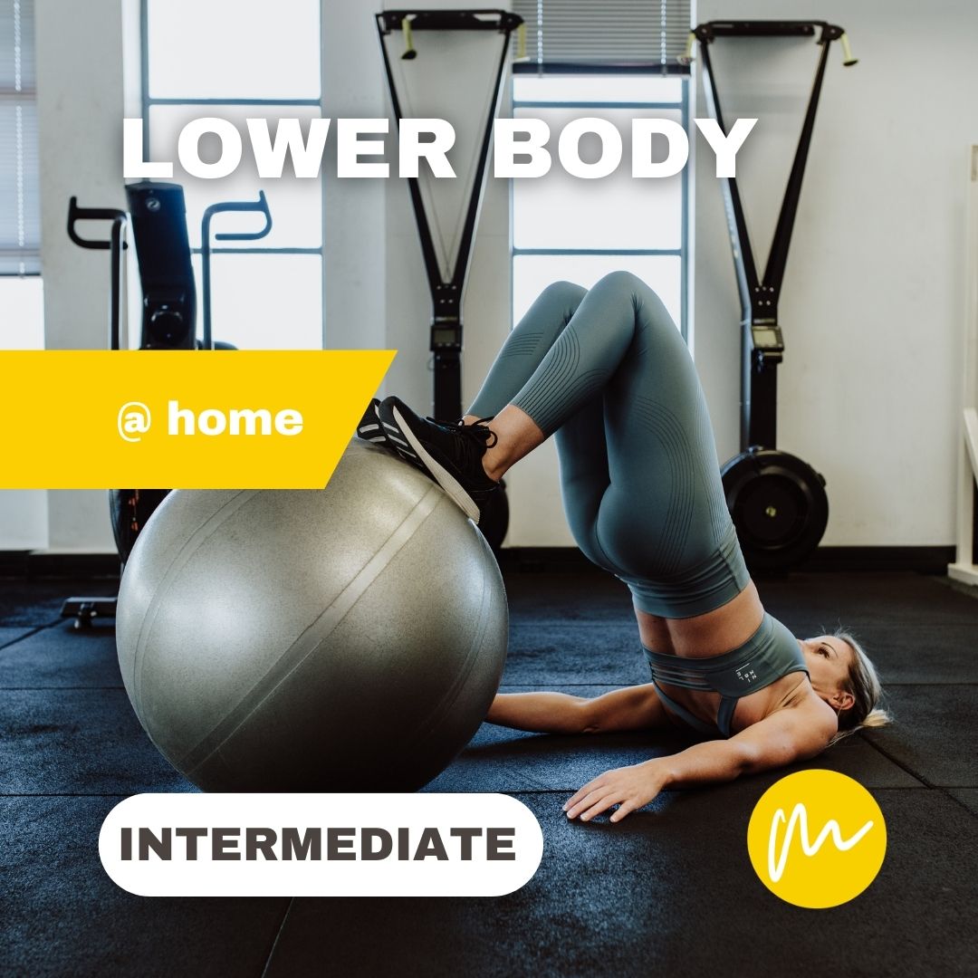 LOWER BODY @ HOME - Intermediate
