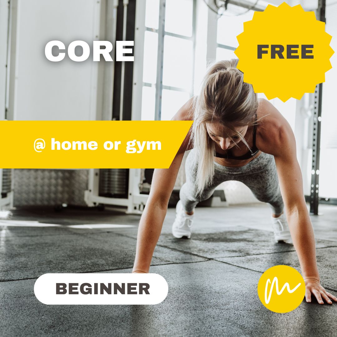 CORE @ HOME OR GYM - Beginner
